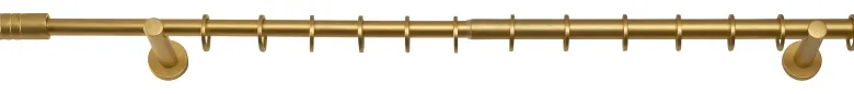 ondeco Stilgarnituren rillcube gold Metall ausziehbar von ca. 160 bis 280 cm 1.0 Läufe