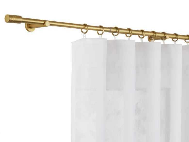 ondeco Stilgarnituren rillcube gold Metall ausziehbar von ca. 160 bis 280 cm 1.0 Läufe