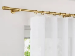 ondeco Stilgarnituren rillcube gold Metall ausziehbar von ca. 160 bis 280 cm 1.0 Läufe