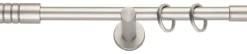 ondeco Stilgarnituren rillcube Edelstahloptik Metall ausziehbar von ca. 210 bis 400 cm 1.0 Läufe
