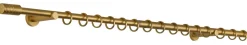 ondeco Stilgarnituren rillcube gold Metall ausziehbar von ca. 120 bis 210 cm 1.0 Läufe