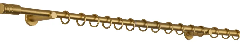 ondeco Stilgarnituren rillcube gold Metall ausziehbar von ca. 120 bis 210 cm 1.0 Läufe