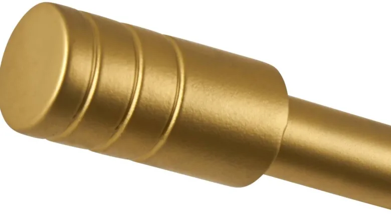 ondeco Stilgarnituren rillcube gold Metall ausziehbar von ca. 120 bis 210 cm 1.0 Läufe