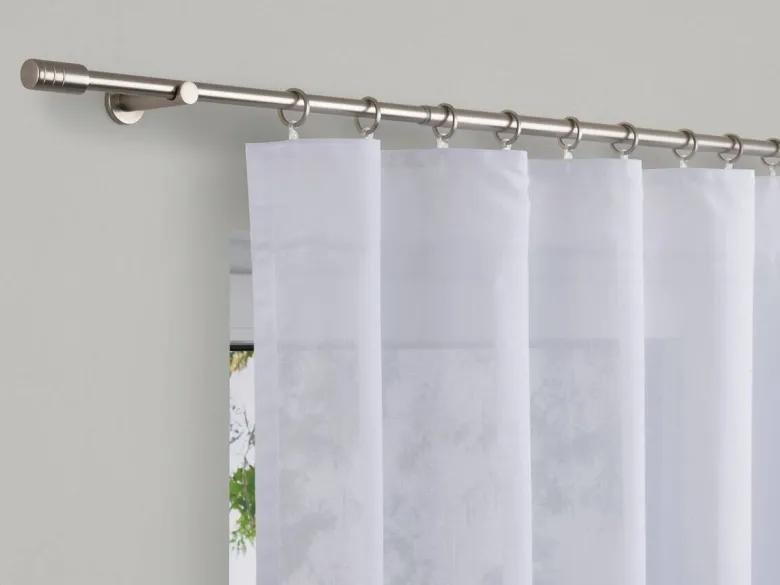 ondeco Stilgarnituren rillcube Edelstahloptik Metall ausziehbar von ca. 120 bis 210 cm 1.0 Läufe