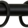 ondeco Stilgarnituren rillcube schwarz Metall ausziehbar von ca. 160 bis 280 cm 1.0 Läufe
