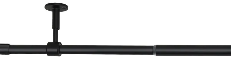 ondeco Stilgarnituren schwarz Metall ausziehbar von ca. 160 bis 280 cm 1.0 Läufe