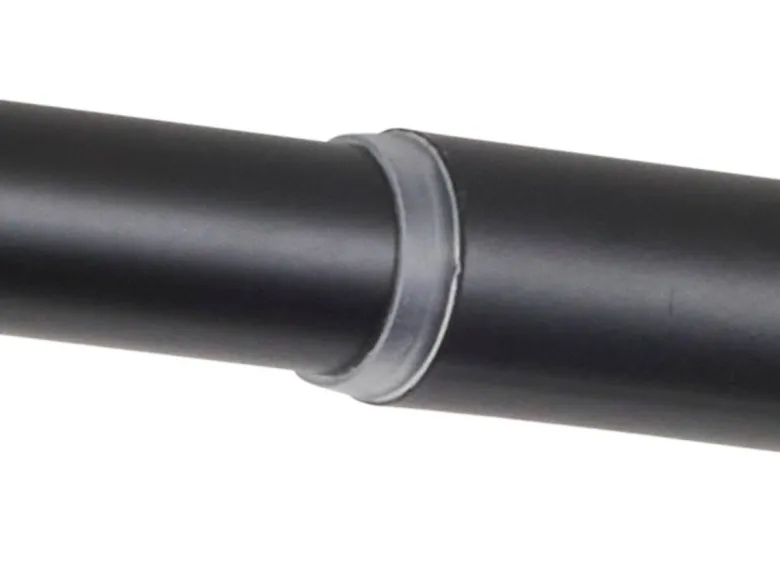 ondeco Stilgarnituren schwarz Metall ausziehbar von ca. 160 bis 280 cm 1.0 Läufe