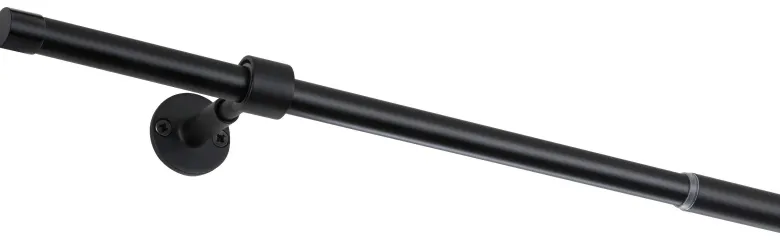 ondeco Stilgarnituren schwarz Metall ausziehbar von ca. 160 bis 280 cm 1.0 Läufe