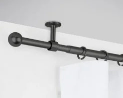 ondeco Stilgarnituren schwarz Metall ausziehbar von ca. 160 bis 280 cm 1.0 Läufe