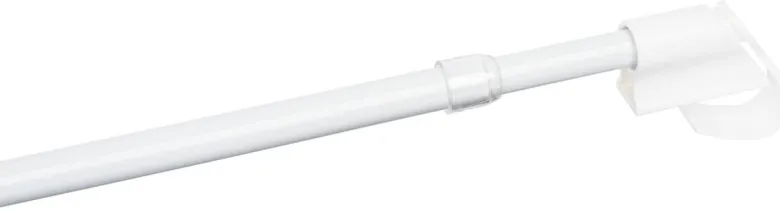 ondeco Vitragenstange connect weiß Metall ausziehbar von ca. 55 bis 85 cm 1.0 Läufe