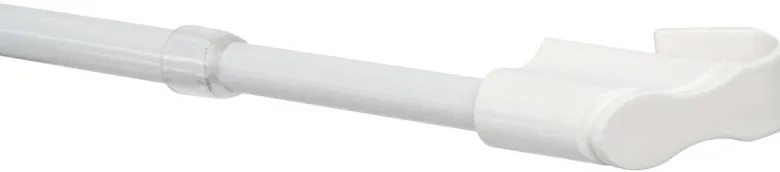 ondeco Vitragenstange connect weiß Metall ausziehbar von ca. 55 bis 85 cm 1.0 Läufe