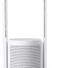Opviq - Kumtel Standventilator weiß Kunststoff B/H/L: ca. 23,5x80x23,5 cm