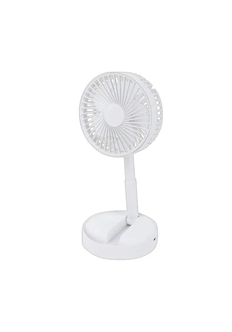 Opviq - Kumtel Tischventilator weiß Kunststoff B/H/L: ca. 13,5x6,7x13,5 cm