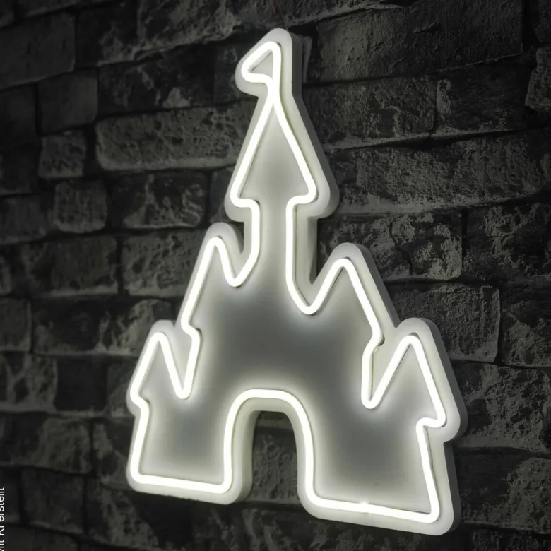 Opviq LED-Wandleuchte weiß PVC B/H/T/L: ca. 35x40x3x35 cm