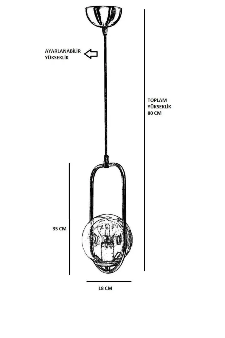 Opviq Pendelleuchte Kupfer weiß Metall B/H/T/L/D: ca. 18x70x18x18x18 cm E27 1 Brennstellen