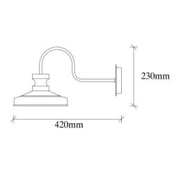 Opviq Wandleuchte Berceste gold Metall B/H/T/L: ca. 42x23x42x22 cm E27 1 Brennstellen