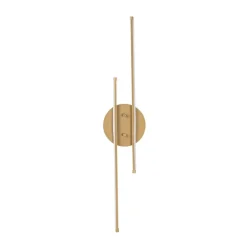 Opviq Wandleuchte gold Metall B/H/T/L: ca. 17x86x5x17 cm