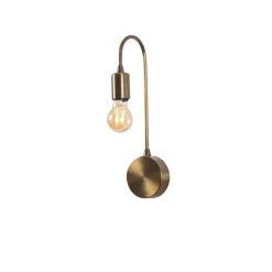Opviq Wandleuchte Metall B/H/L: ca. 14x38x10 cm E27 1 Brennstellen