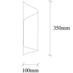 Opviq Wandleuchte Sivani schwarz Eisen B/H/T/L: ca. 16x35x16x10 cm E27 1 Brennstellen