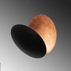 Opviq Wandleuchte Yosma-13639 schwarz Kupfer Metall B/H/T/L: ca. 16x25x16x25 cm