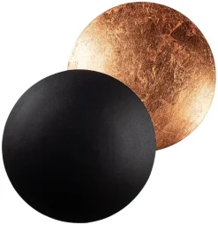 Opviq Wandleuchte Yosma-13639 schwarz Kupfer Metall B/H/T/L: ca. 16x25x16x25 cm