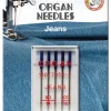 Organ Nähmaschinennadeln silber 5 Packstücke