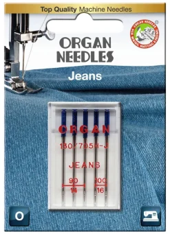 Organ Nähmaschinennadeln silber 5 Packstücke