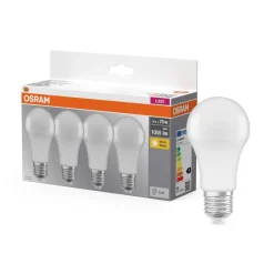 OSRAM LED-Leuchtmittel BASE Classic A AC55986 4er Pack E27