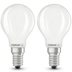 OSRAM LED-Leuchtmittel BASE Classic P AC32457 2er Pack E14