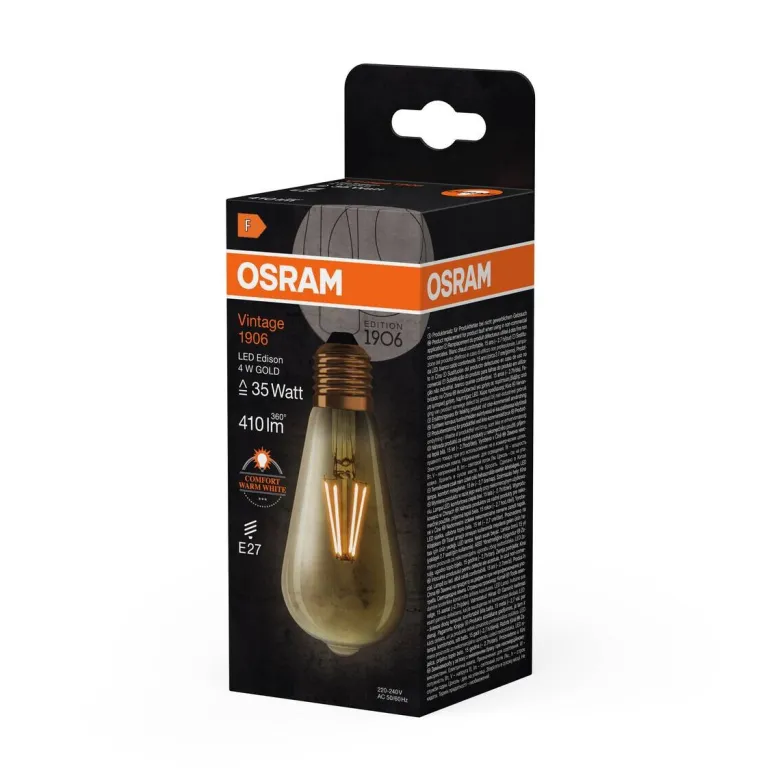 OSRAM LED-Leuchtmittel Edison Filamentlampe Vintage 1906 AC32351 E27