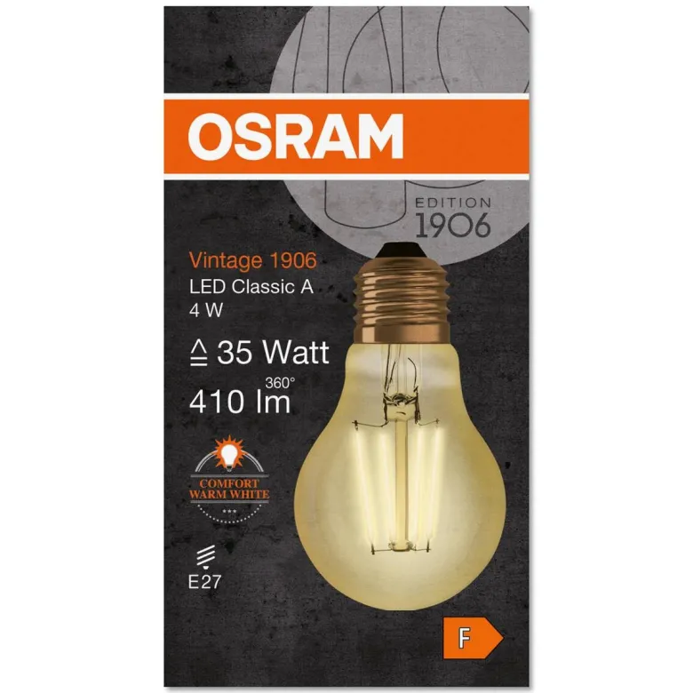 OSRAM LED-Leuchtmittel Filamentlampe Vintage 1906 AC32390 E27