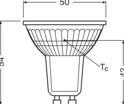 OSRAM LED-Leuchtmittel Reflektorlampe AC2705 3er Pack GU10