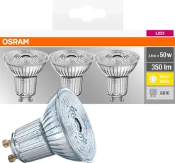 OSRAM LED-Leuchtmittel Reflektorlampe AC2703 3er Pack GU10