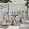 Outsunny Balkonmöbel Set grau Polyester B/H/L: ca. 46x80x60 cm