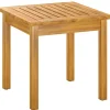 Outsunny Balkontisch natur Akazie B/H/L: ca. 48x46x48 cm