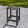 Outsunny Beistelltisch grau Kunststoff B/H/L: ca. 37x46x48 cm
