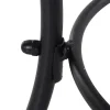 Outsunny Beistelltisch schwarz Metall B/H/L: ca. 45x50x45 cm
