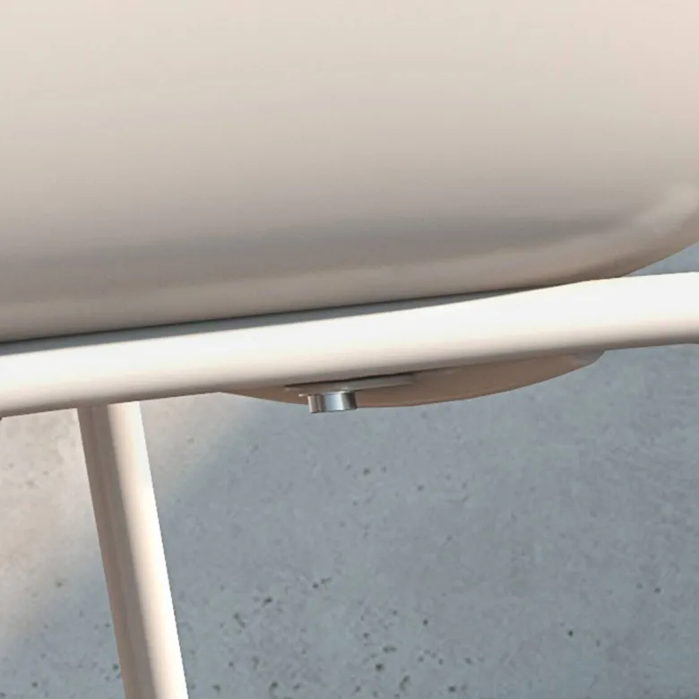 Outsunny Bistro-Set grau Stahl B/H/L: ca. 55x84x59 cm