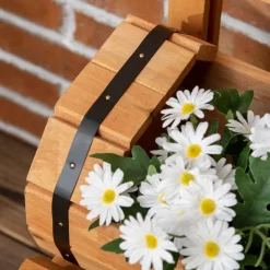 Outsunny Blumenkasten mit Rankgitter