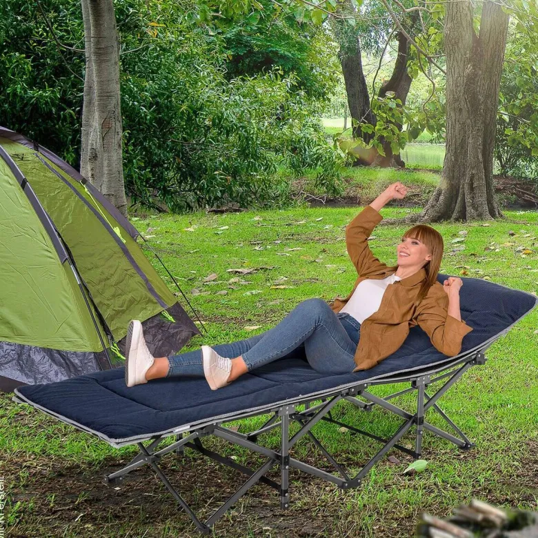 Outsunny Campingbett B/H/L: ca. 64,5x53x188 cm