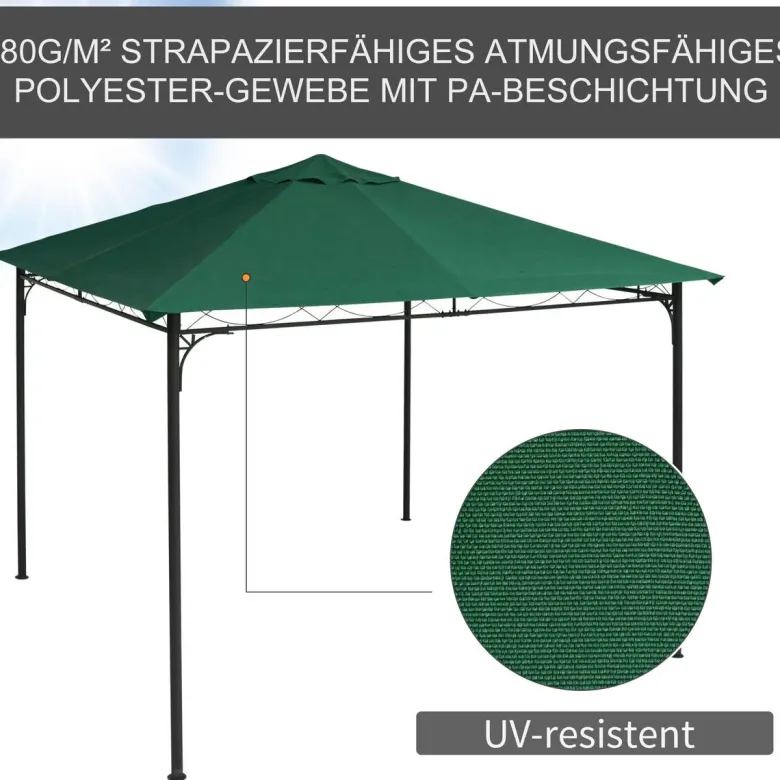 Outsunny Ersatzdach für Pavillon