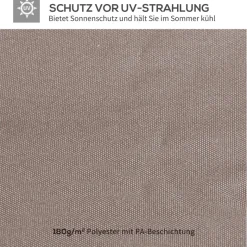 Outsunny Ersatzdach für Pavillon