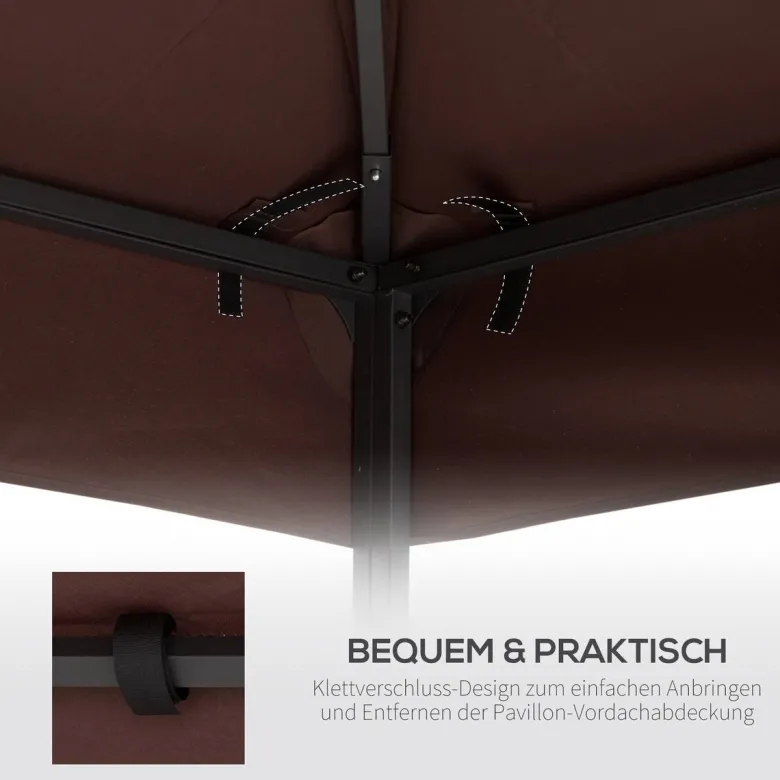 Outsunny Ersatzdach für Pavillon