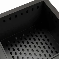 Outsunny Feuerschale schwarz Metall B/H/L: ca. 48x41x48 cm