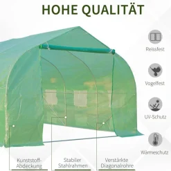 Outsunny Foliengewächshaus B/H/L: ca. 300x200x350 cm