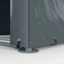 Outsunny Garagenzelt dunkelgrau Polyester B/H/L: ca. 218x172x160 cm