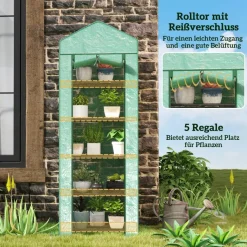 Outsunny Gartenabfallsack B/H/L: ca. 49x193x69 cm