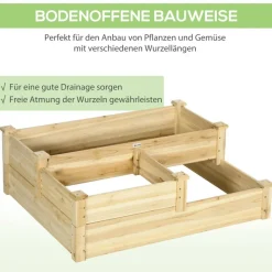 Outsunny Gartenbeet B/H/L: ca. 88x36x108 cm