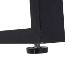 Outsunny Gartengarnitur schwarz Metall