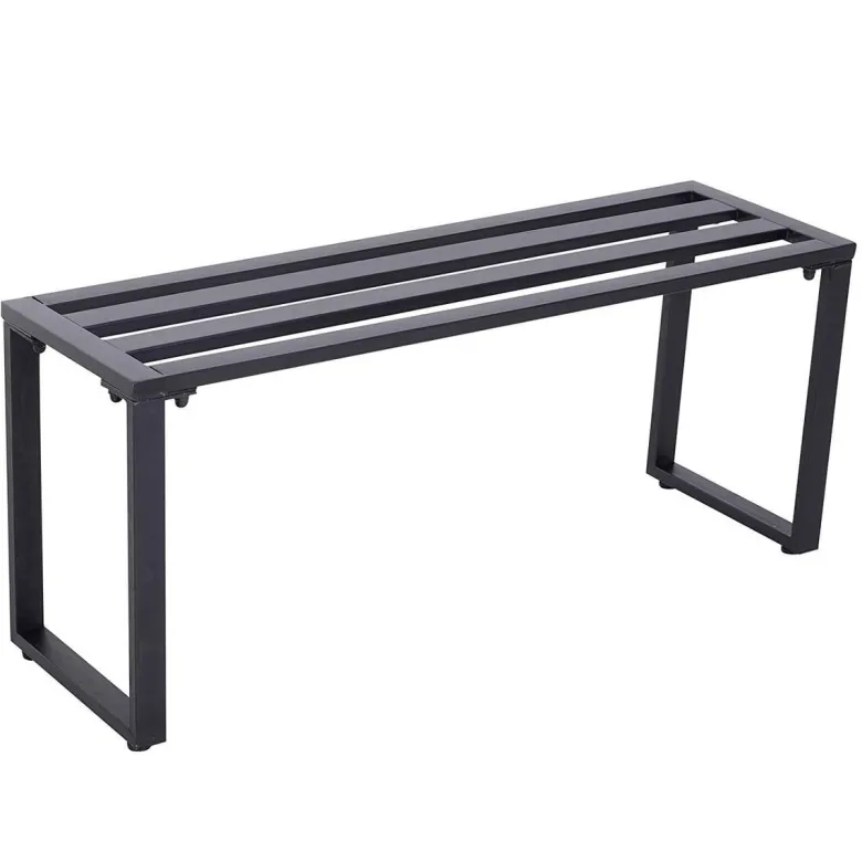 Outsunny Gartengarnitur schwarz Metall